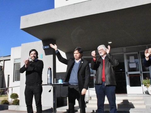 Con la presencia de Kicillof, se inauguró la obra en el Hospital
