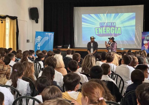 Edén presentó “La Liga de la Energía”, su programa educativo