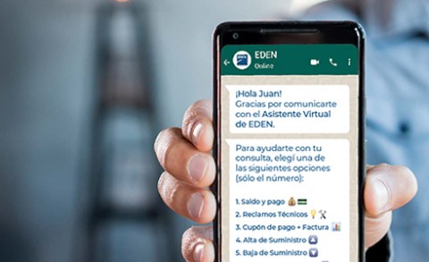EDEN presentó su nuevo WhatsApp 