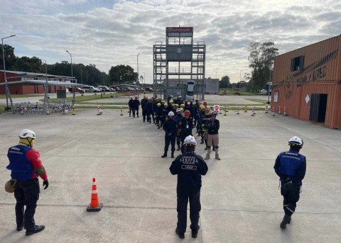Bombero salliquelense aspira a formar parte de una importante brigada 