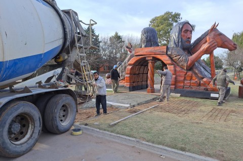 Construyen una rampa de acceso en el Paseo del Lago