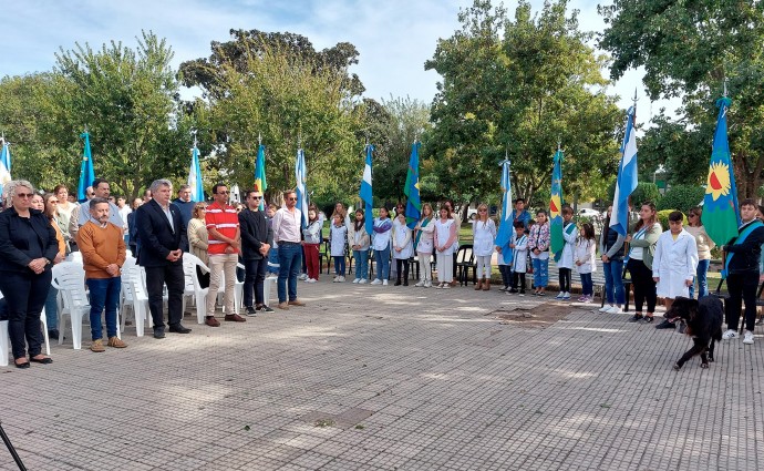 Conmemoraron la gesta de Malvinas en la Plaza Principal