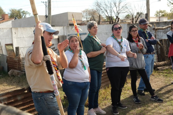 La Agrupación Scout realizó una emocionante jornada de actividades