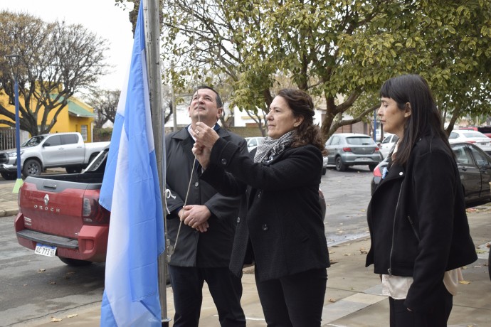 Alumnos de 4to Año realizaron la promesa de lealtad a la bandera