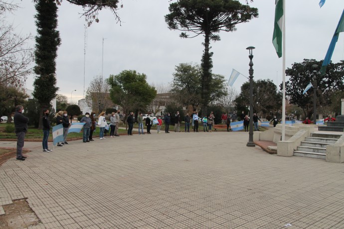 Banderazo en defensa de la propiedad