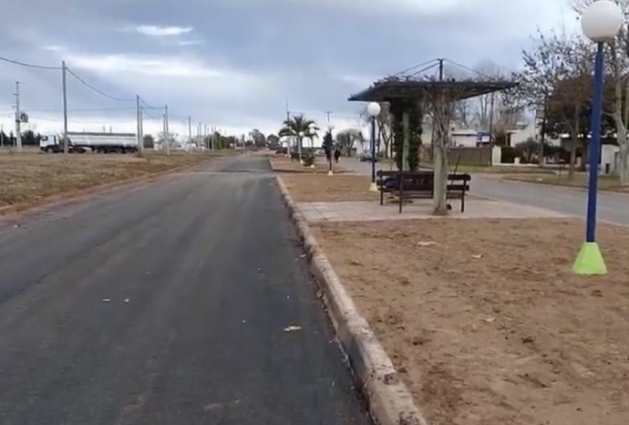 Finalizó la obra de asfaltado en la calle Ugarte