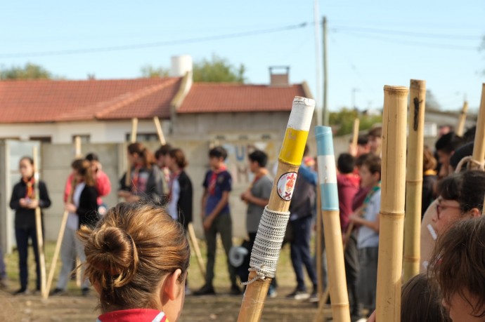 La Agrupación Scout realizó una emocionante jornada de actividades