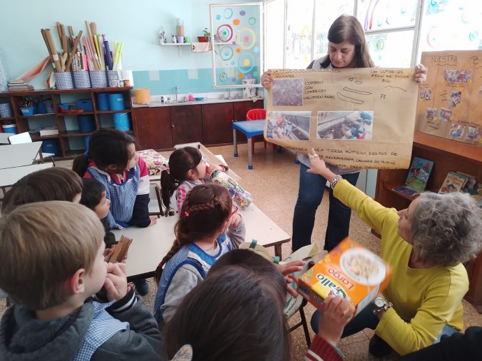 Taller de conciencia medioambiental en el Jardín 901