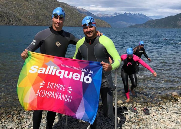 Buenos resultados de nadadores salliquelenses en Lago Puelo