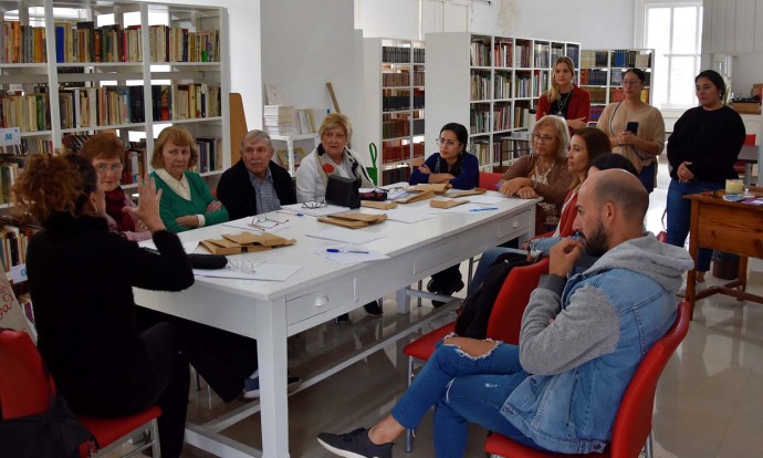 Dictaron el taller “Motor de Escritura” en la Biblioteca Popular