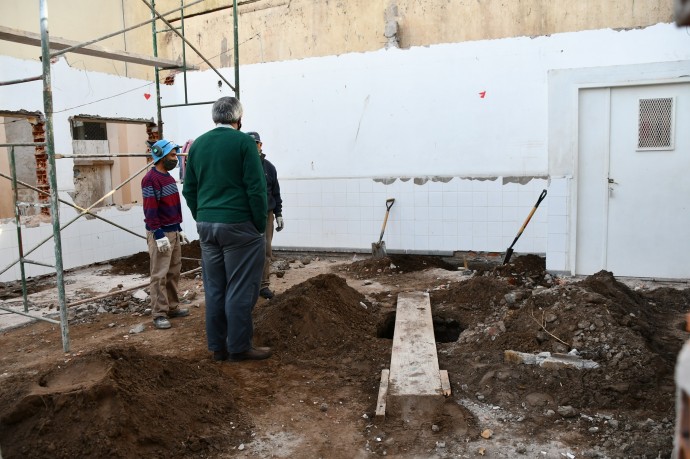 Avanza la obra en la Escuela Secundaria N° 2