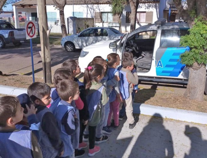 Jornada de educación vial en la Plaza Bomberos Voluntarios