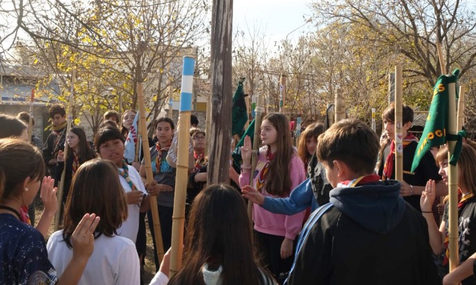 La Agrupación Scout realizó una emocionante jornada de actividades