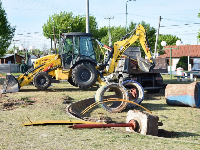 Continúa la puesta en valor de espacios verdes