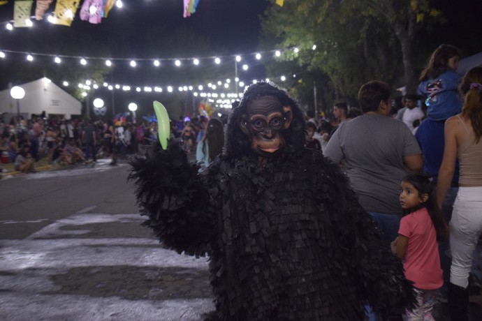 Gran concurrencia al tradicional carnaval de De Bary