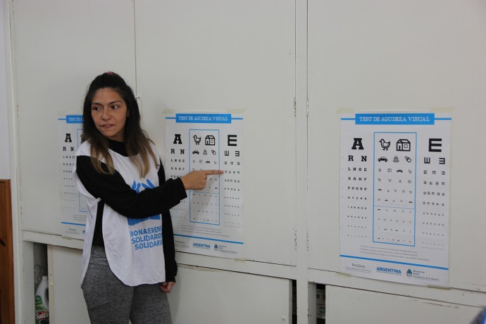 Realizaron controles oftalmológicos en el Centro Complementario 