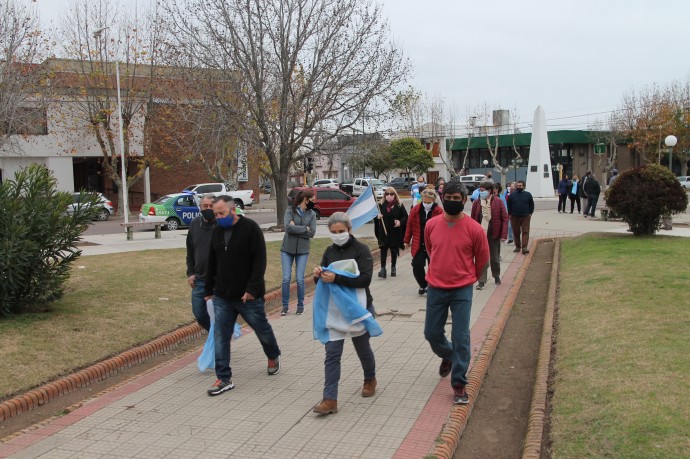 Banderazo en defensa de la propiedad