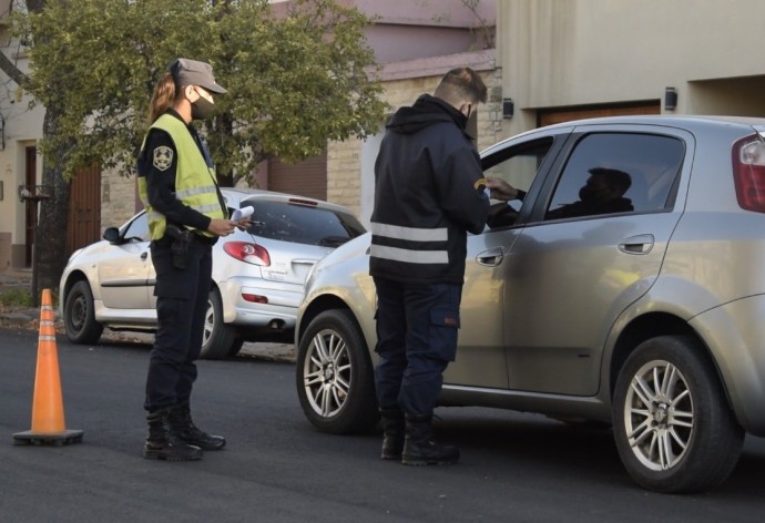 Operativos de control en acceso a Pellegrini