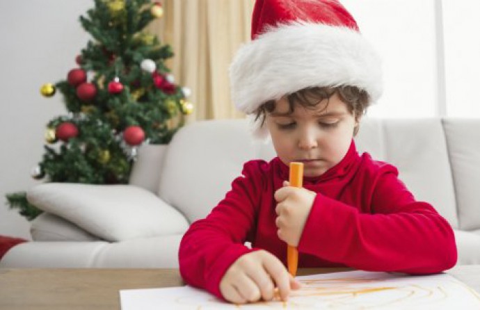 Invitan a participar de sorteos con un dibujo navideño 