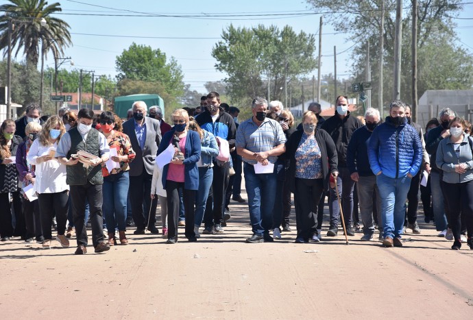 Entronización del Cura Brochero en el Barrio “La Tranquilidad”