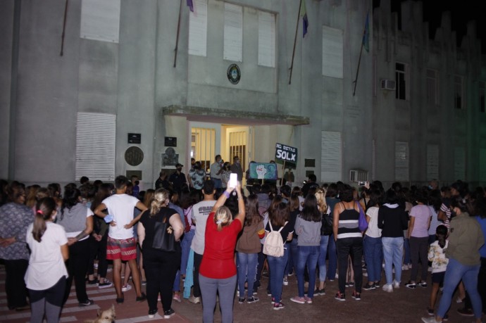 Manifestación por una denuncia de acoso 