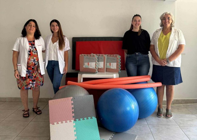 Recibió materiales el espacio de Preparación Integral para la Maternidad