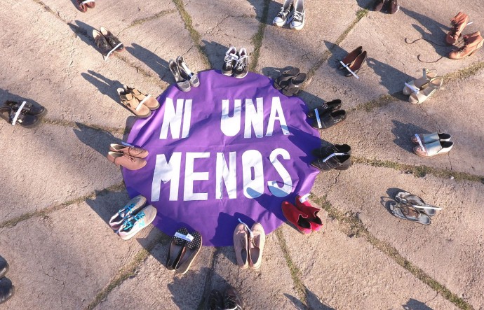 Conmemoraron el aniversario del “Ni una menos”