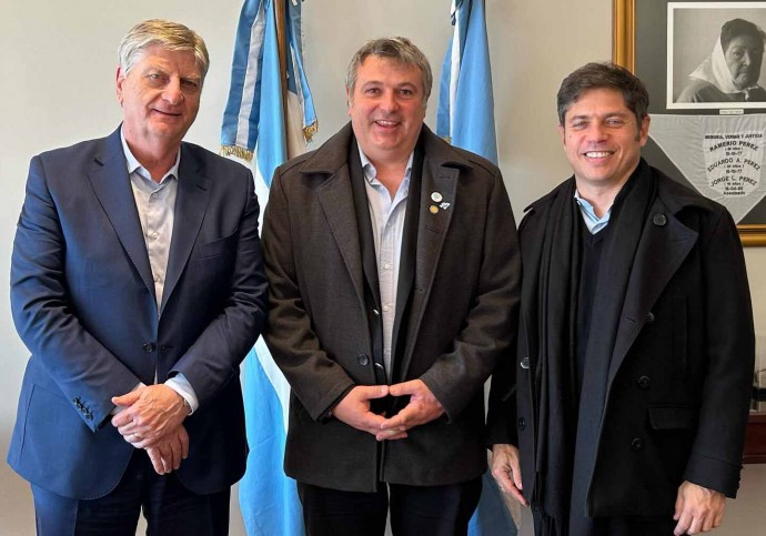Succurro estuvo presente en la firma de convenios entre Kicillof y Ziliotto