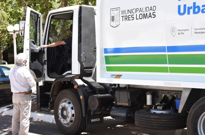 La comuna ya cuenta con el nuevo camión con caja recolectora