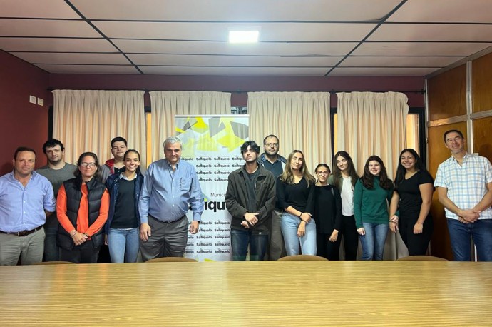 Nosetti recibió a los pasantes de la Escuela Técnica