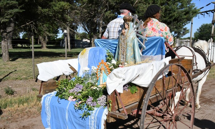 La procesión de la Virgen Gaucha recorrió las calles de la ciudad