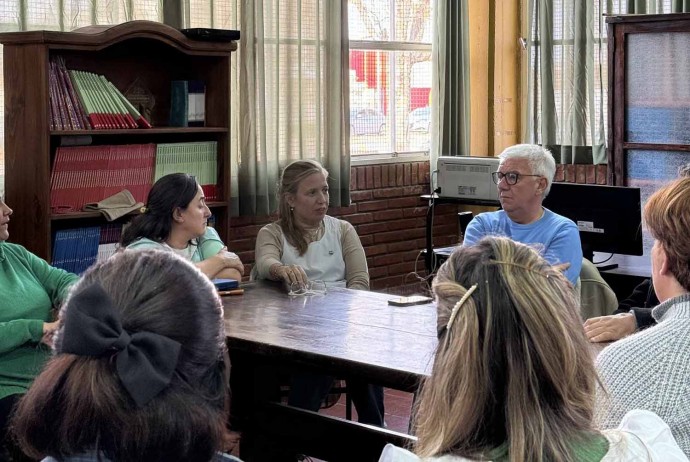 Nueva visita de Alejandro Dichiara a Salliqueló