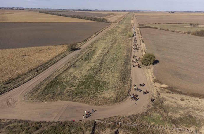 Anga Irú realizó su tercera cabalgata hacia Pehuelches