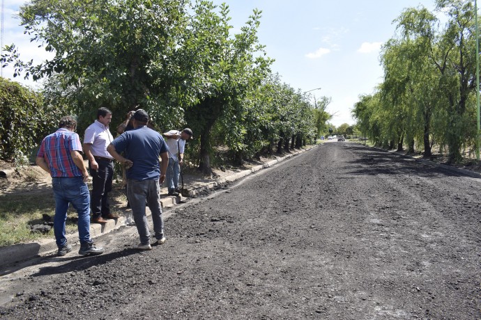 Nuevas tareas de repavimentación en el casco urbano