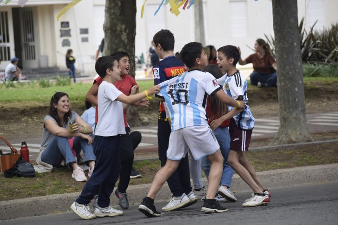 Jornada recreativa en la Plaza San Martín