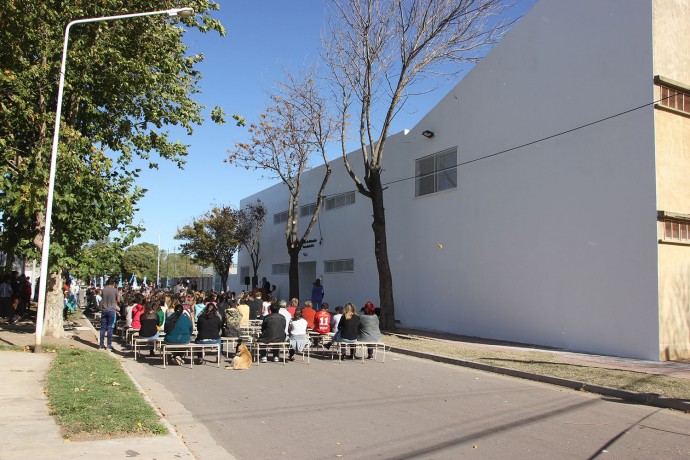 Quedó inaugurada la obra en la Escuela Secundaria 2