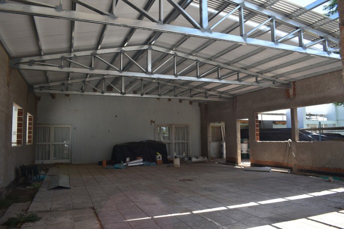 Avanza la construcción de la nueva cocina en el CEC “Osvaldo Ricci”