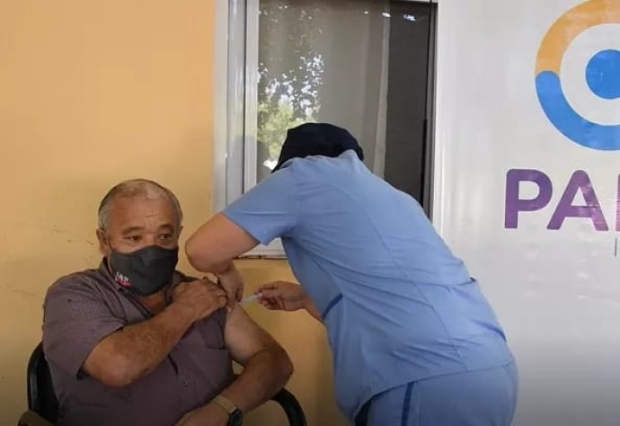 Residentes del Hogar “Papa Francisco” se vacunaron contra COVID-19
