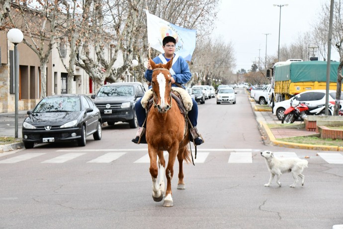 Nosetti asistió al acto central por el fallecimiento del General San Martín