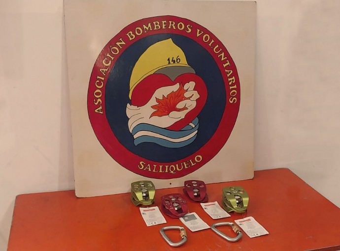 Bomberos recibió una importante donación de equipamiento