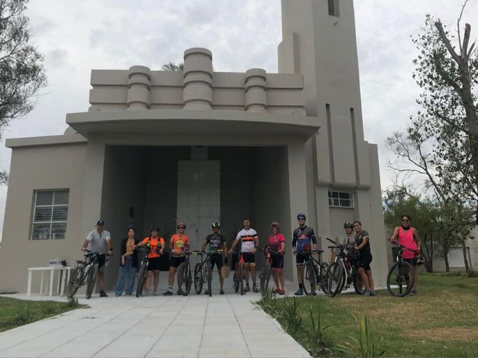 Recorrió la región la “Primera travesía Rural Bike Salamónica”