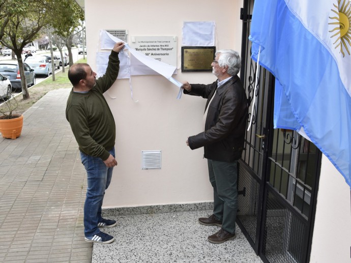 El Jardín de Infantes de Ingeniero Thompson celebró su cincuentenario