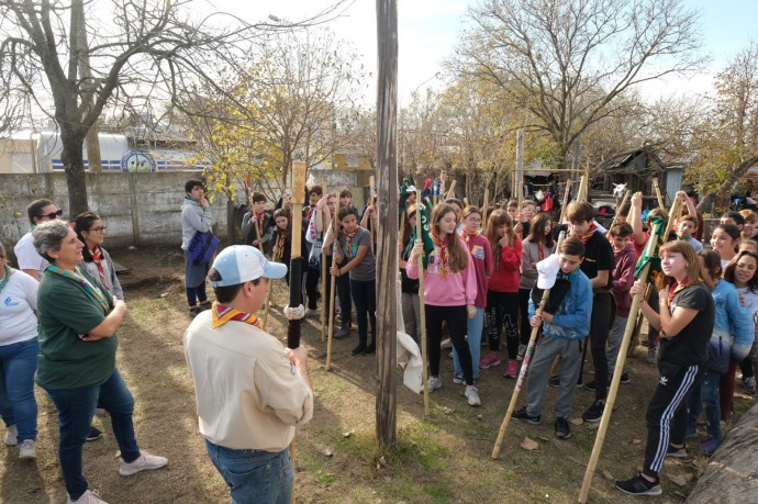 La Agrupación Scout realizó una emocionante jornada de actividades