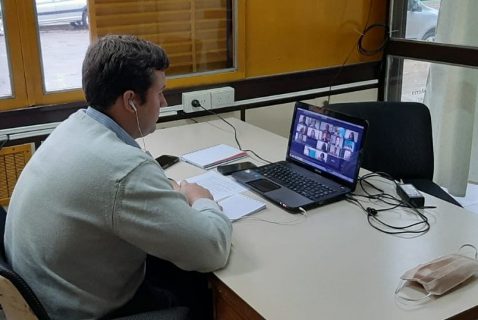 Duckardt mantuvo una videoconferencia con el Ministro de Producción