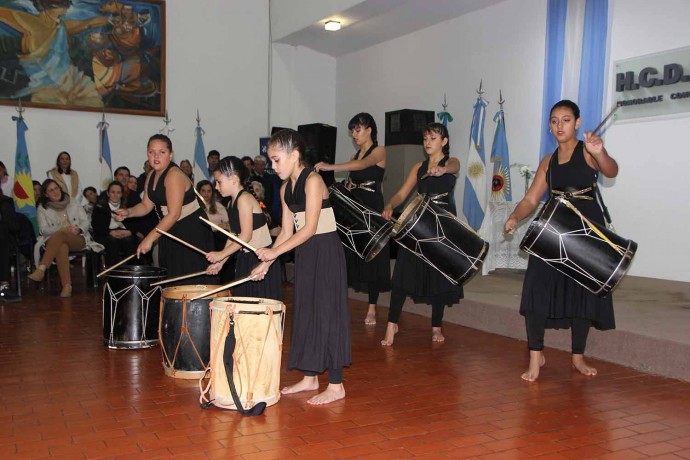 Se realizó el acto protocolar por el aniversario de Salliqueló