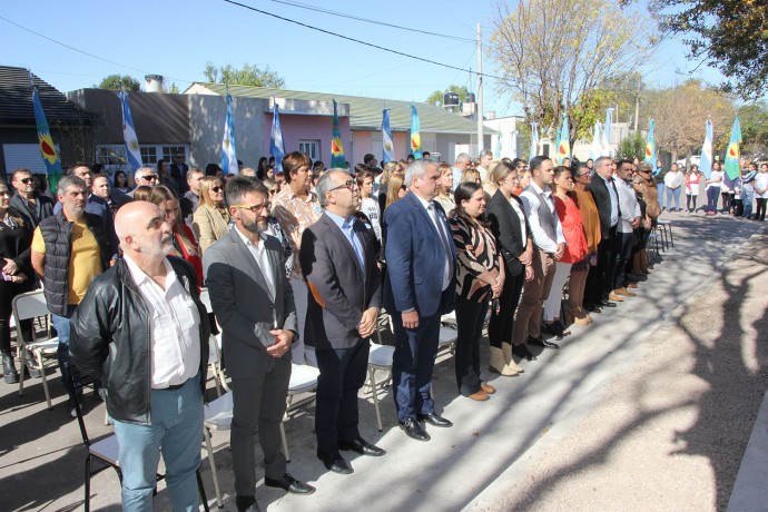 Quedó inaugurada la obra en la Escuela Secundaria 2