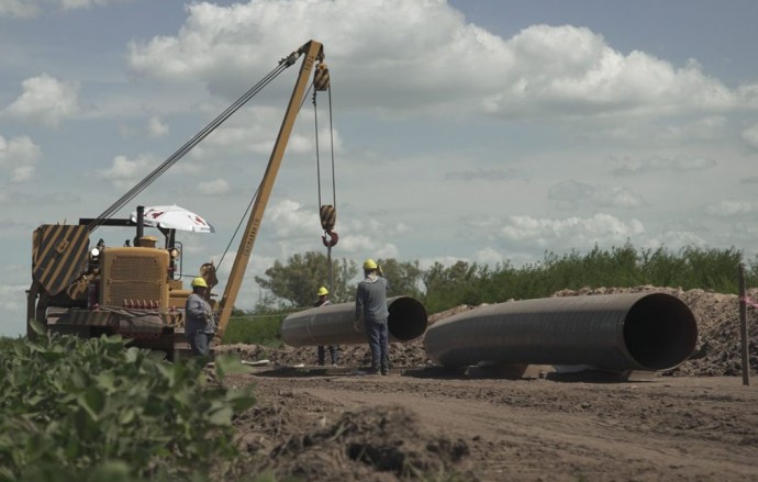 Este viernes se hará la última soldadura del gasoducto