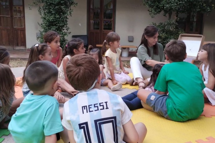 La Biblioteca Municipal realizó una jornada infantil