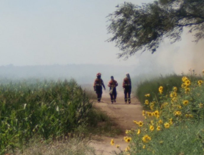 Importante incendio forestal en zona rural de Yutuyaco