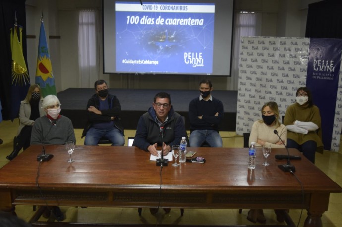 Pacheco brindó una conferencia de prensa por los 100 días de cuarentena